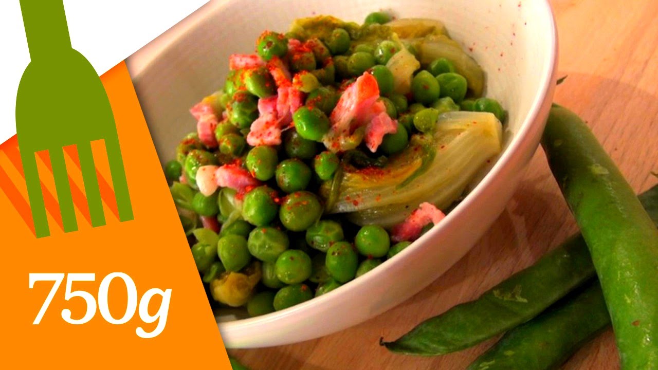 Recette De Petits Pois A La Francaise 750g Youtube