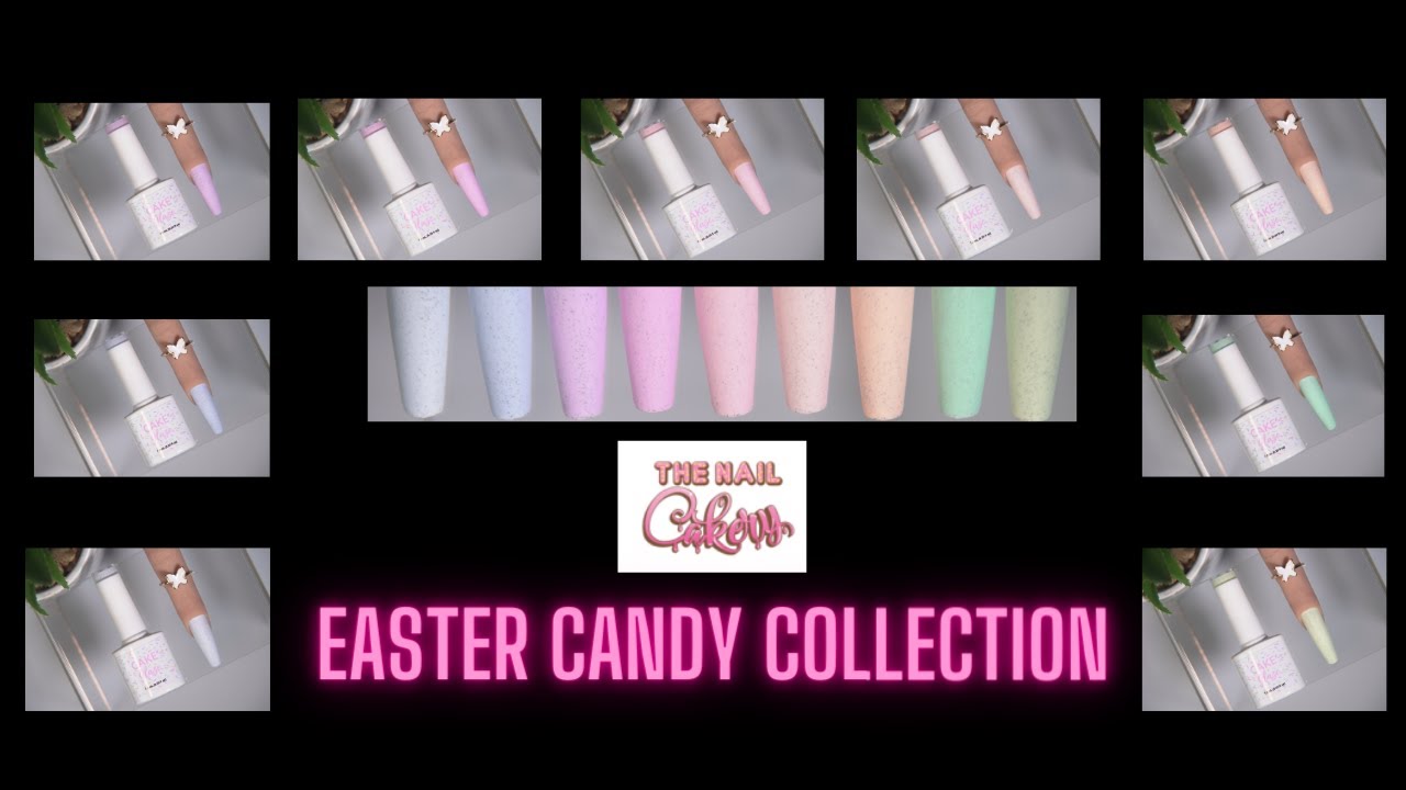 THE NAIL CAKERY EASTER CANDY CAKE GLAZE FULL COLLECTION | *SWATCHES-NO TALKING | NAIL WIRE