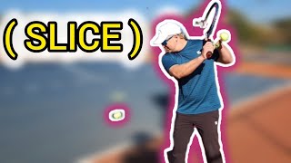 How and when to use backhand slice PERFECTLY