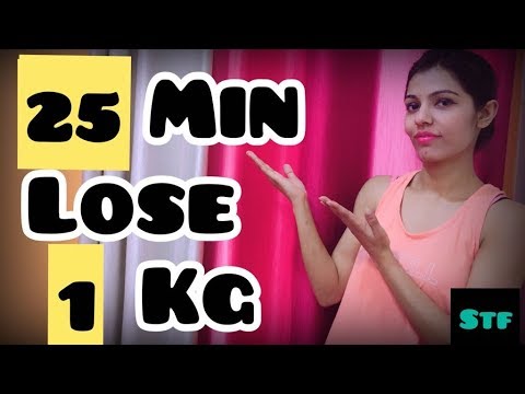 Lose 1 kg in just 25 minutes | Cardio Workout | Shalu Tyagi Fitness.