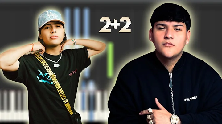 Omar Camacho x Victor Mendivil - 2+2 | Instrumental Piano Tutorial / Partitura / Karaoke / MIDI