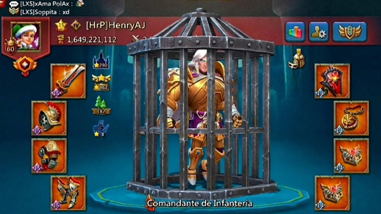 Lords Mobile | Rally Trap en acción #2 (castillo semi-maxeado) 🐇💥