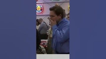Ron DeSantis WIPES SNOT on Man in Iowa