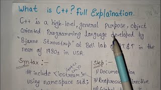 Introduction to C++ || Hello world program ||  C++ Programming || BCA WALA