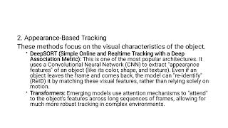 Video Tracking, Computer Vision