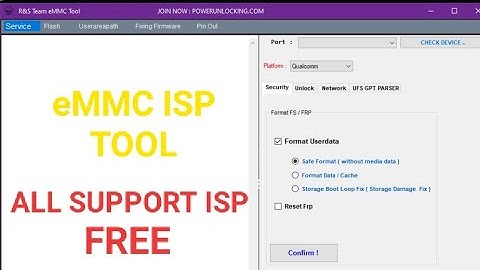 eMMC ISP Tool||All Support ISP||
