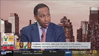 Stephen A. Smith: No debate! LeBron deserves 2019-20 NBA MVP award over Giannis