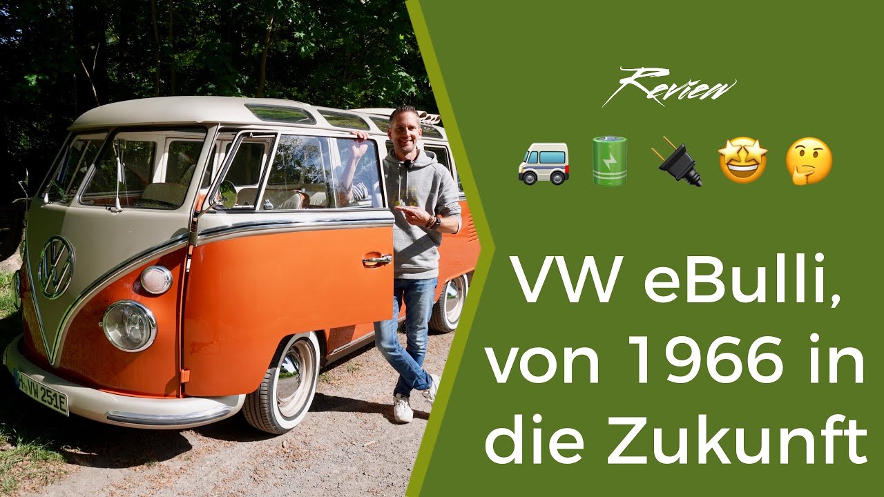 VW e-Bulli: T1 Samba-Bus von 1966 mit modernem Elektroantrieb