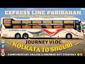  flight on road  kolkata to siliguri express line paribahan 9600s volvo sleeper bus journey