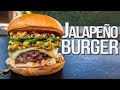 The Best Jalapeño Burger Ever | SAM THE COOKING GUY 4K