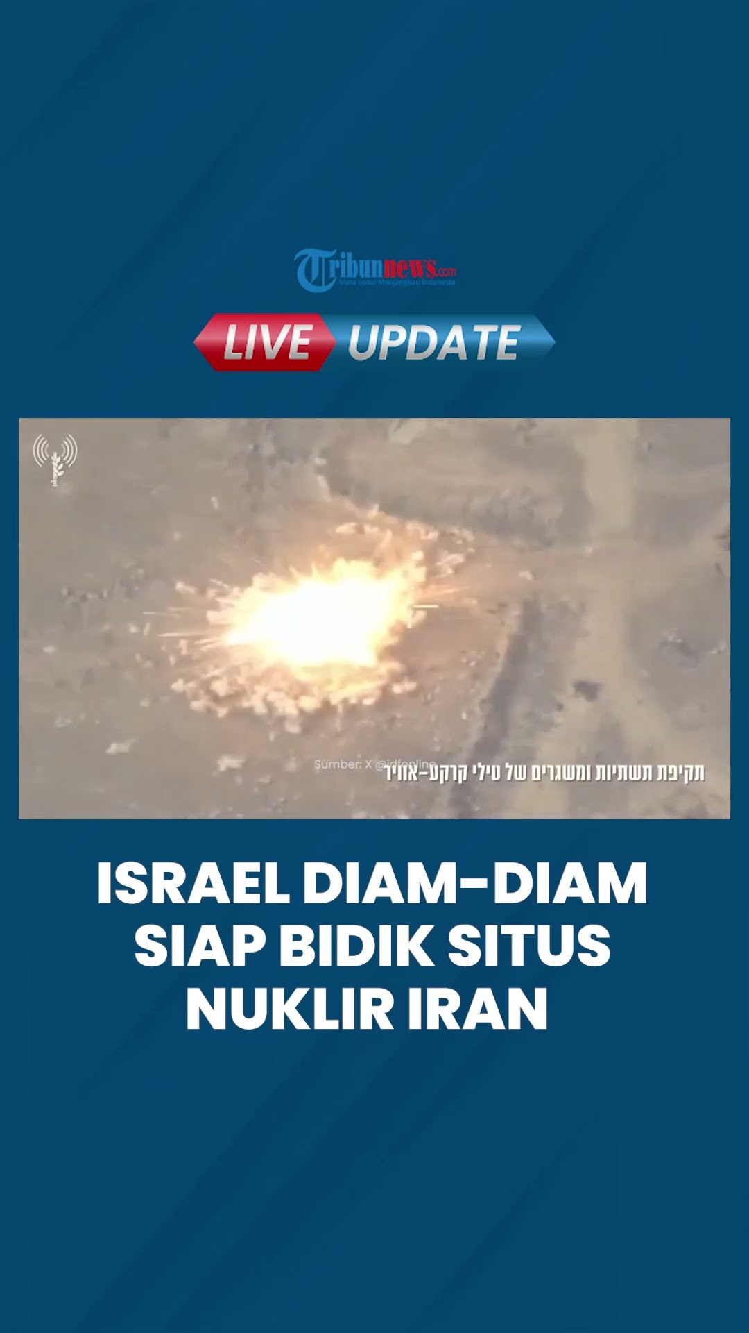 Israel Diam-diam Bersiap Incar Fasilitas Nuklir Iran, IAEA Meradang: Dilarang Hukum Internasional