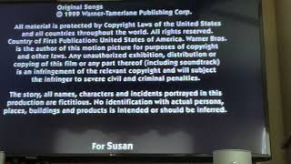 Closing To The Iron Giant 1999 Vhs