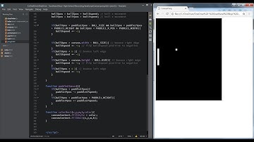 JS Canvas Pong part 1