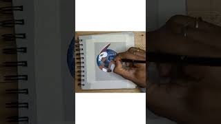 Ben 10 watercolor drawing full tutorial time lapse video 🖌️✏️#ben10 #tutorial #timelapse #video screenshot 1