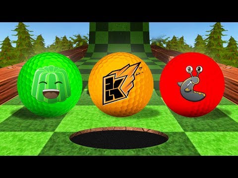 KWEBBELKOP vs. JELLY vs. SLOGOMAN! (Tower Unite Golf Funny Moments)