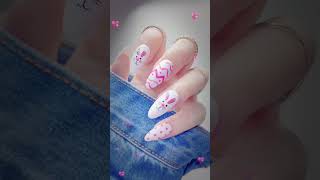 Easter Bunny Nails 🐰#shorts #nails