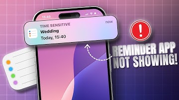 Fix Reminder App Not Showing in Notifications Settings on iPhone | iPhone Reminders Not Working
