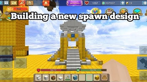 How to building spawn design in skyblock