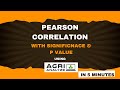 Pearson Correlation Analysis in Agri Analyze