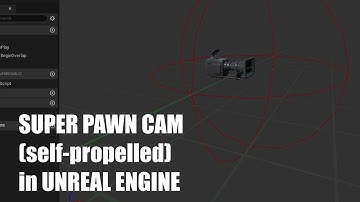 Super Pawn Camera (self-propelled) in Unreal Engine 5.4 (Moves Automatically in Six Directions)