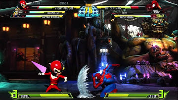 Marvel Vs Capcom 3 Arcade Mode (Part 13 Viewtiful joe ,Captain America,Taskmaster)