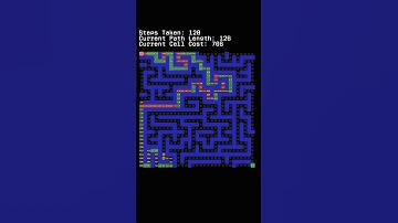 A* Pathfinding Algorithm Solving a Maze #godot