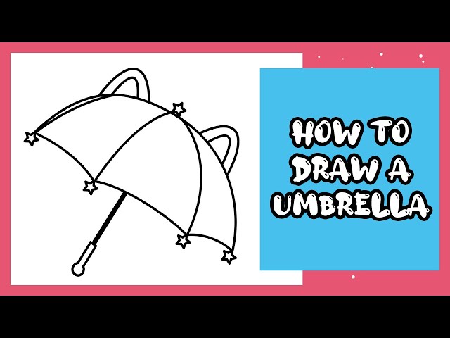 Umbrella Drawing Easy method for Kids or Beginners / Oil Pastel Drawing -  YouTube