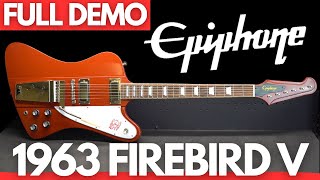 Epiphone 1963 FIREBIRD V (FULL DEMO)