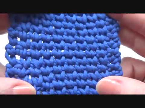 How to crochet the waistcoat stitch