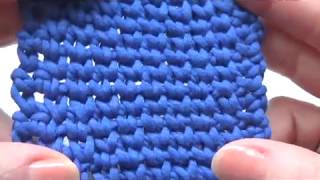 How to crochet the waistcoat stitch