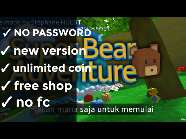 Super Bear Adventure MOD MENU APK Terbaru 2022 v1.9.9.1 