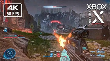 Halo Infinite (Xbox Series X) TOTAL CONTROL DEADLOCK MAP 4K 60FPS Gameplay