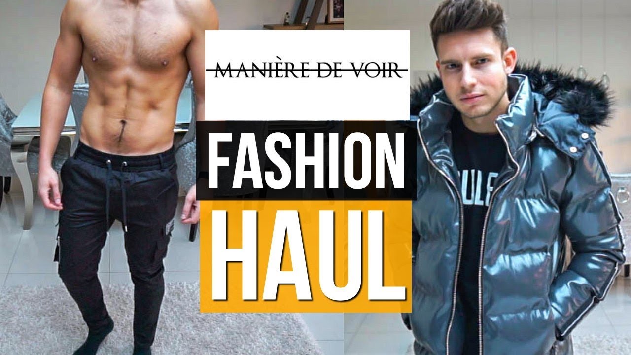 Men's MANIERE DE VOIR Clothing Haul & Try On #2 