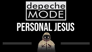 Video thumbnail of "Depeche Mode • Personal Jesus (CC) (Upgraded Video) 🎤 [Karaoke] [Instrumental Lyrics]"