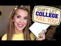 Back to school advice: DON'T LET COLLEGE KILL YOU! | LeighAnnSays