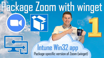 Package Zoom (specific version) with winget as an Win32 App in Intune (1/2)