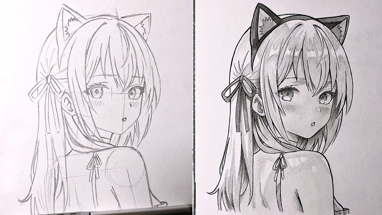 How to Draw Anime for beginners Alya | easy anime drawing | how to draw anime girl