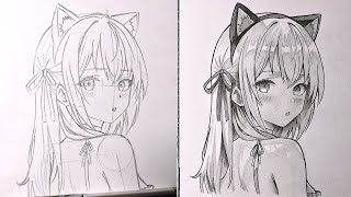 How to Draw Anime for beginners Alya | easy anime drawing | how to draw anime girl