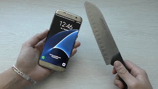 Samsung Galaxy S7 Edge vs Cuchillo | Test de Rayadas