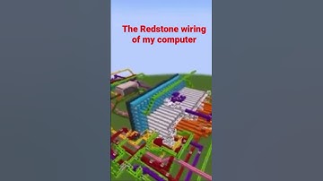 Part 1-4 Showing off my Redstone computer #minecraft #redstone