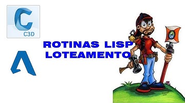ROTINAS LISP, LOTEAMENTOS.