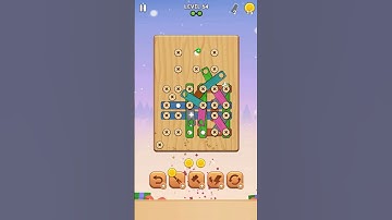 Wood Screw Puzzle - Level 64 [No tools needed] #woodscrewpuzzle #androidgames