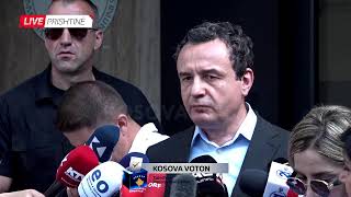 Voton kandidati i VV-së për kryeministër, Albin Kurti – LIVE nga Prishtina