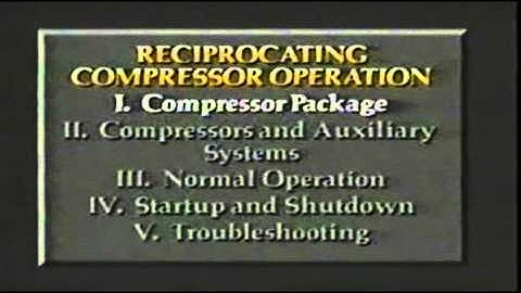 Reciprocating compressor operation.wmv