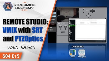 REMOTE STUDIO: VMIX with SRT and PTZOptics [LIVE with AUDIO SYNC ISSUES]