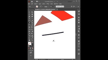 Adobe illustrator Eraser Tool, Scissors Tool and Knife tool shorts #shorts
