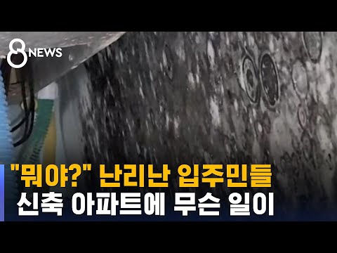 &quot;뭐야?&quot; 난리난 입주민들…신축 아파트에 무슨 일이 / SBS 8뉴스