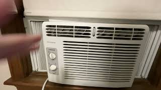 Frigidaire 5,000 BTU Air Conditioner Startup/Shutdown