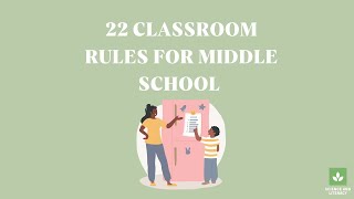 22 Classroom Rules For Middle School