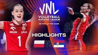 🇵🇱 POL vs. 🇷🇸 SRB - Highlights Week 1 | Women's VNL 2023